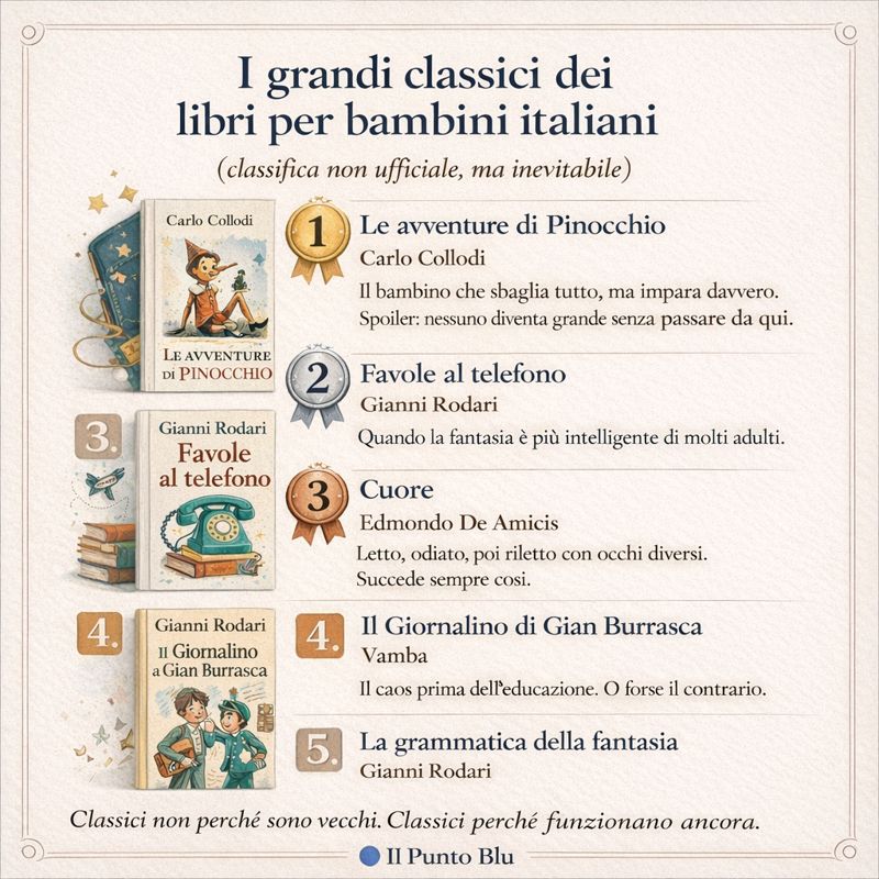 Classifica (soggettiva) dei grandi classici dei libri per bambini.