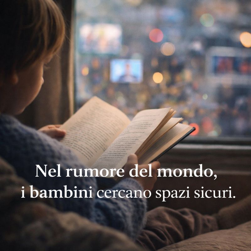 Nel rumore del mondo, i bambini cercano spazi sicuri.