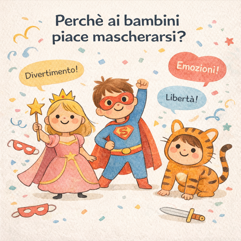 Perchè ai bambini piace mascherarsi ?
