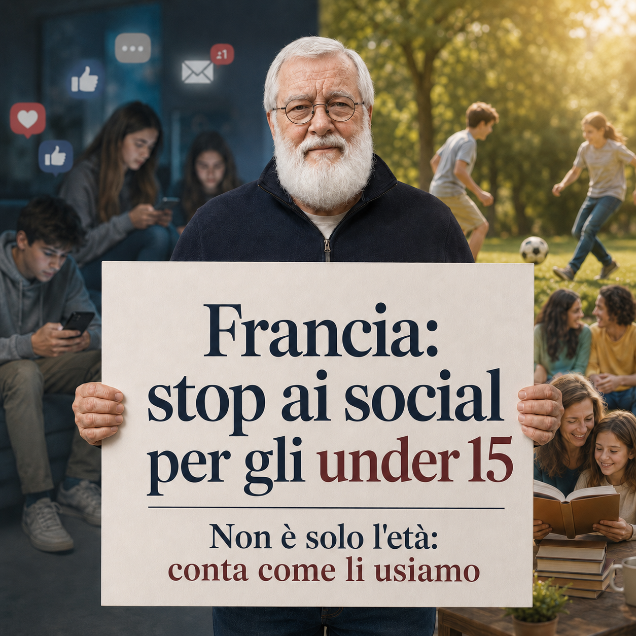 In Francia hanno vietato i social sotto i 15 anni.
