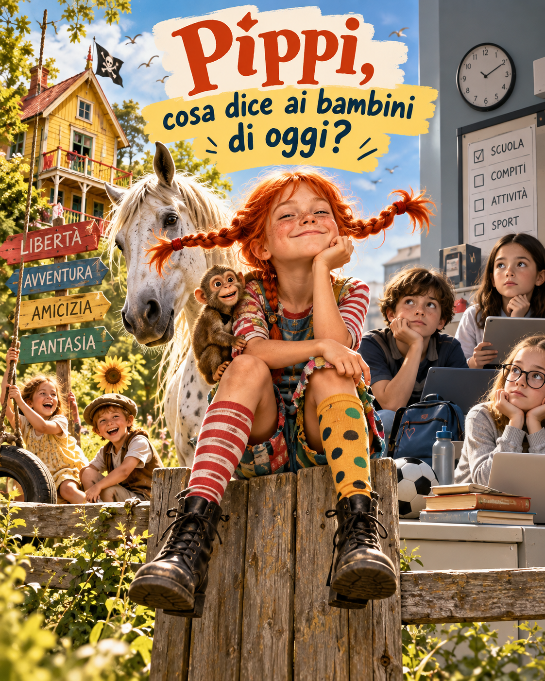 PIPPI CALZELUNGHE: TROPPO LIBERA PER I BAMBINI DI OGGI?